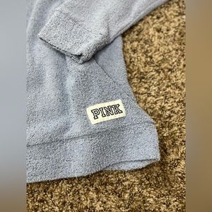 victoria’s secret PINK crewneck terry cloth long sleeve